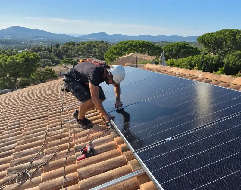 Installateur panneaux solaires Guignen — pose photovoltaïque sur toiture
