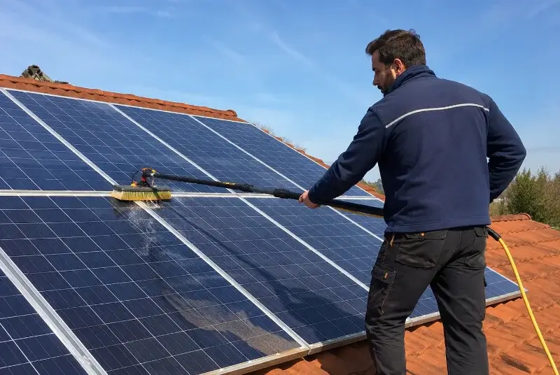 Nettoyage et entretien de panneaux solaires à Guignen