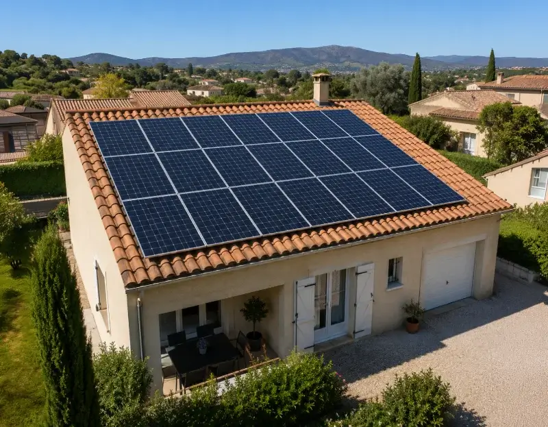 Prime à l'autoconsommation panneaux solaires Guignen — aide financière de l'État